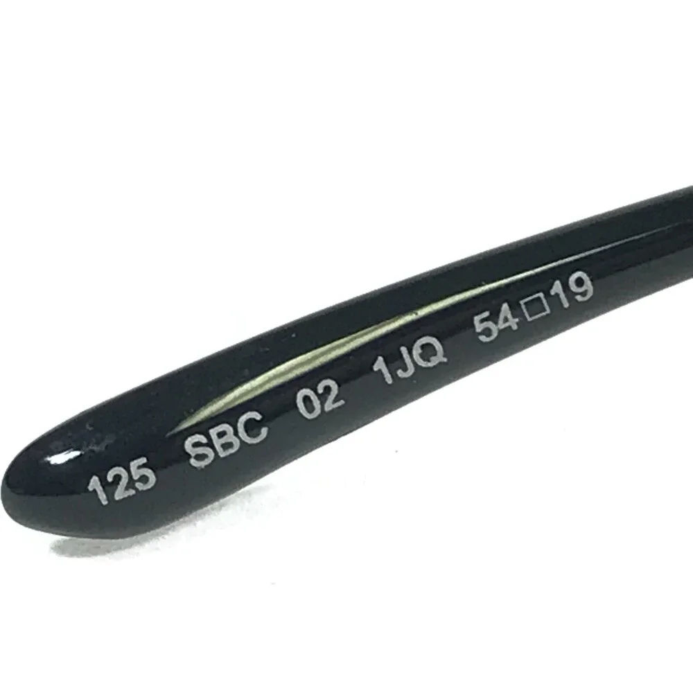 Carrera Eyeglasses Frames SBC 02 1JQ Black Rectangular Full Rim 54-19-125